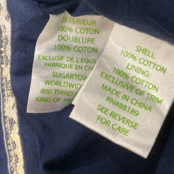 Lilly Pulitzer Chic Navy Dress with Gold Details - Picture 13 of 16